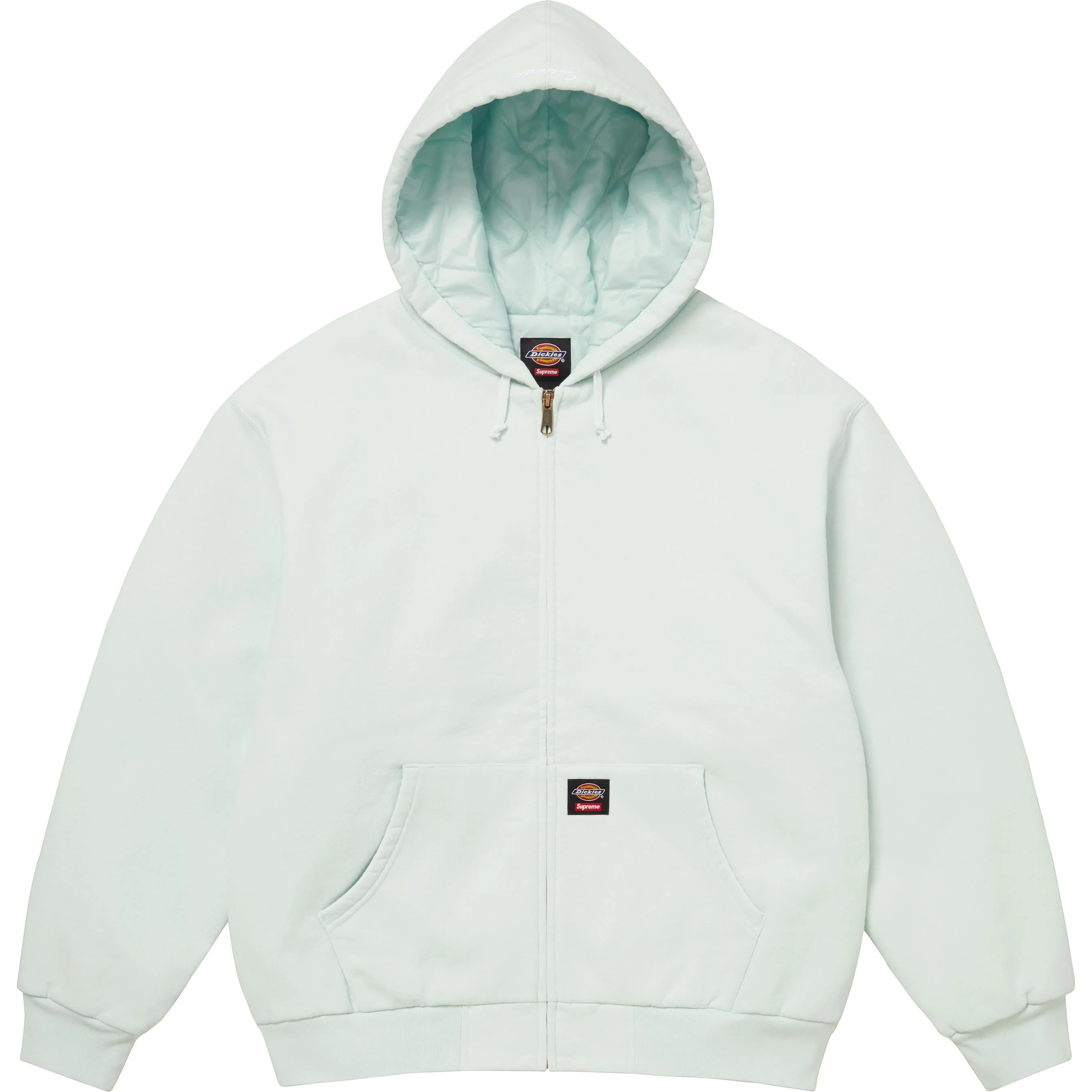 Supreme®/Dickies® Quilted Lined Zip Up Hooded Sweatshirt view 7